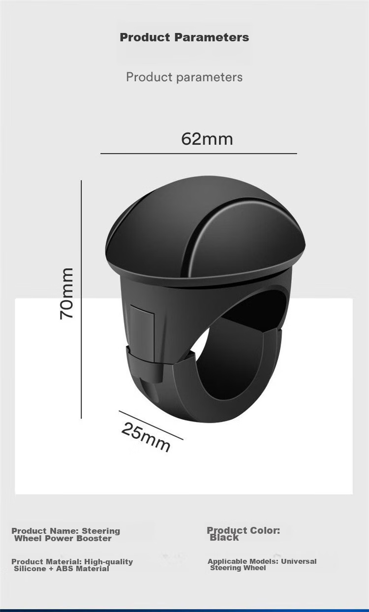 Huashi Steering Wheel Power Assist Ball, Universal Car Driving Aid, Multifunctional One-Handed Steering, Labor-Saving Auxiliary Driving 12