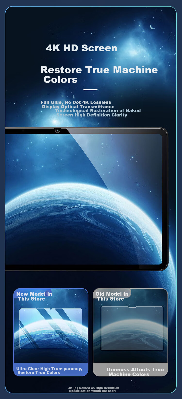 Cooler Master Tempered Glass Screen Protector for Redmi Kpad2 8.8-inch Redmi Tablet Full Coverage Ultra-Thin HD Explosion-Proof Anti-Fingerprint Film 5