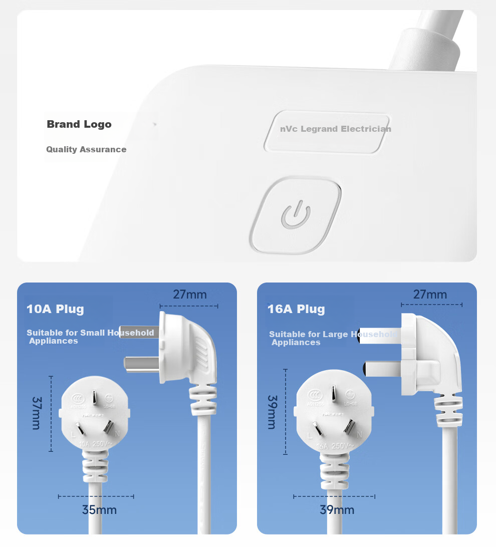 NVCleishidiangong New National Standard 8-Outlet 3-Meter Power Strip, Extension Cord, Socket Board, EP482 16