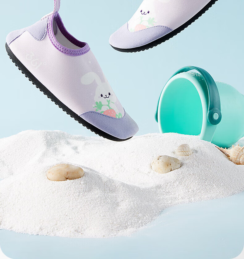 361° Kids Boys Beach Sandals Swimming Shoes Outdoor Water Park Floating Creek Shoes Non-slip Cut-resistant Barefoot Skin-friendly Shoes 4