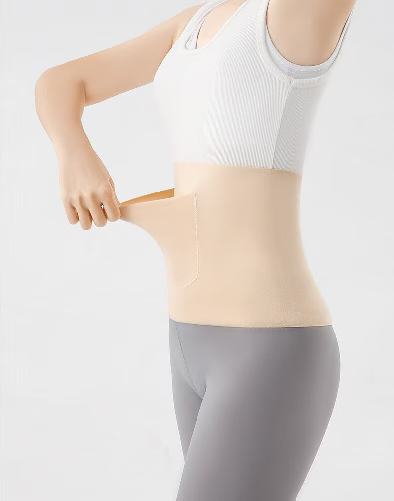 YUZHAOLIN 3-Pack Heated Waist Support with Pockets, Warm Belly Protector for Men and Women, Cold Protection, Menstrual Care Essential 7
