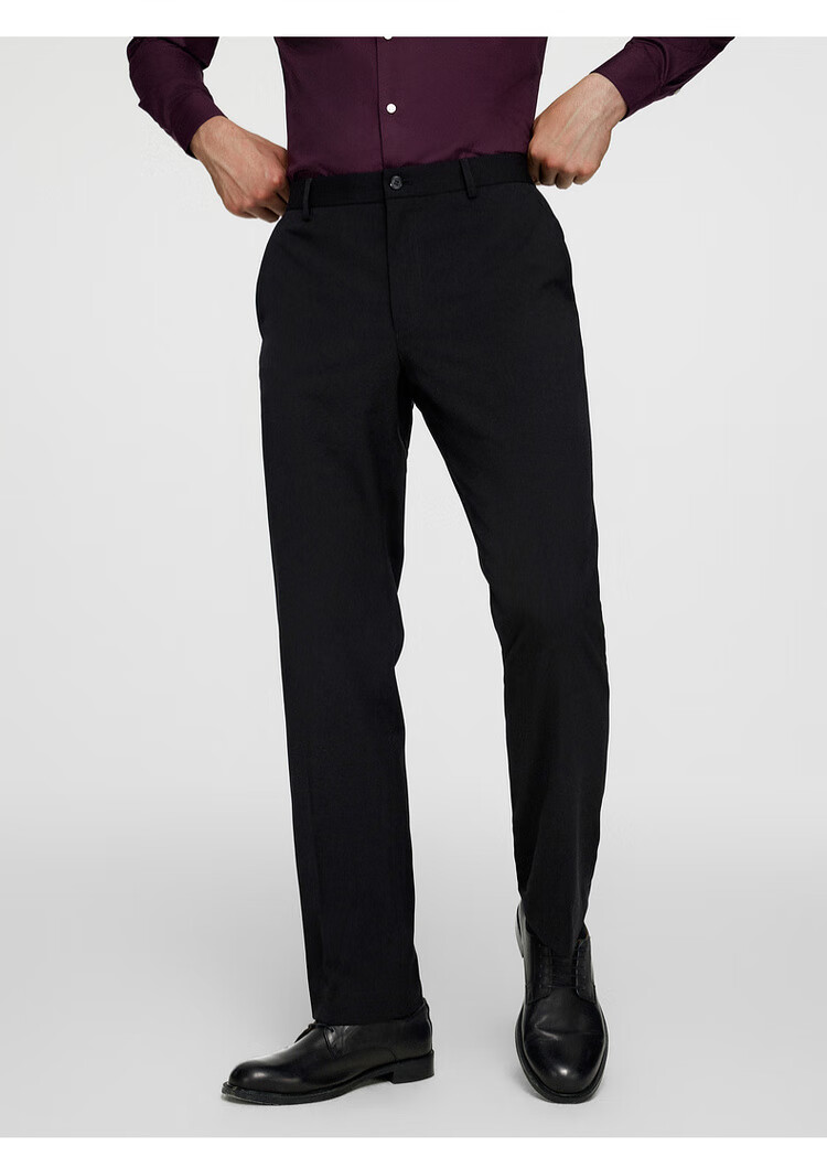 G2000 Comfortable Draped Soft Business Commuter Men's Dress Pants for All Seasons 13
