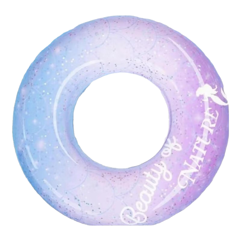 Dishini Swimming Ring for Adults And Children, Thickened High Buoyancy Anti-Rollover Armpit Life-Saving Ring D95423 Mermaid 80