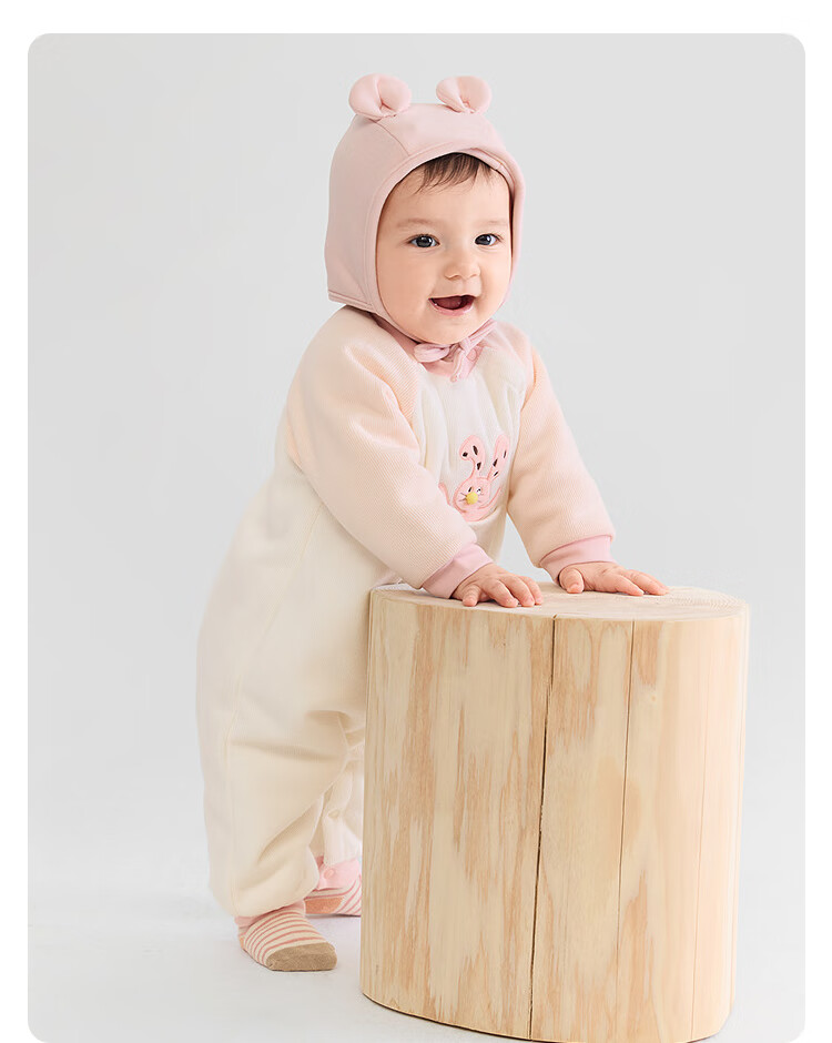 BALABALA Baby Newborn Winter Cotton-Padded Romper 2025 Infant Jumpsuit Cute Crawling Suit 208425133203 11