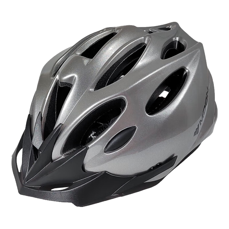 MOON Antibacterial Odor-Resistant Integrated Cycling Helmet Titanium Gray L Size