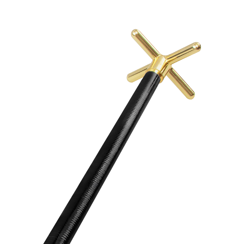Xindongli Carbon Fiber Black Technology Cue Rack Billiard Accessories Aid Cue Stick with Metal Cross Head