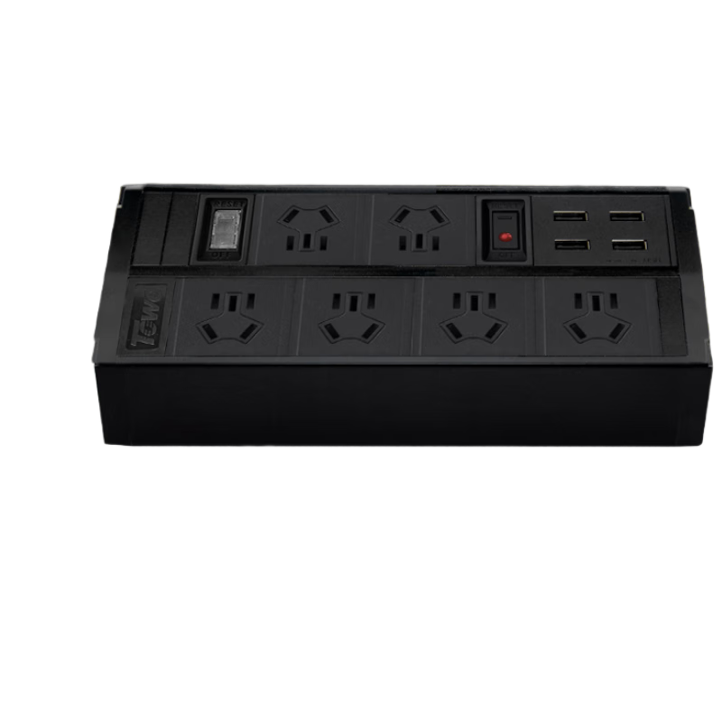 TOWE Industrial-Grade Multi-Port 4 USB Socket PDU Power Strip