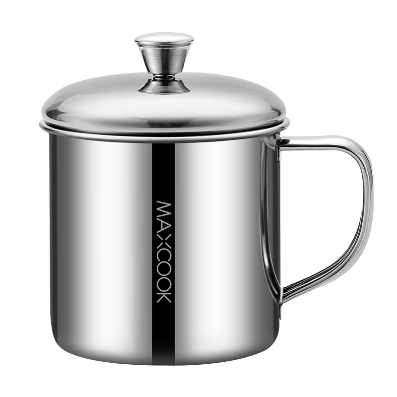 MAXCOOK 316L Stainless Steel Cup with Lid, 1.3L Large Capacity Office Tea Cup, Home Drinking Cup MCB3921