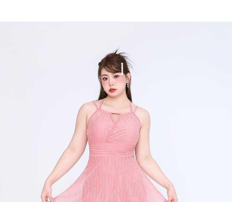 Agliondy Plus Size Swimsuit for Women, Slimming High-End 2025 New Style, Flattering Large Bust, Vacation Hot Spring Bathing Suit 15