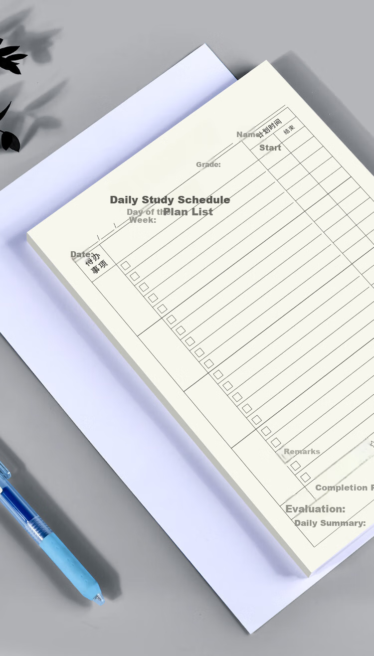 Dolly Doctor 16k Weekly Planner Coil Notebook Weekly Schedule Time Management Efficiency Handbook Study Work Memo Thick Comfortable Coil Self-Discipline Punch Card Tool 2-Pack 3