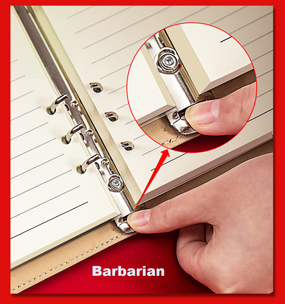Jiaranheng Party Member Study Notebook, New 25K Model, Party History And Party Building Work Learning Notebook, Loose-Leaf Style, A5 Size, for Party Class, Party Affairs, And Branch Meeting Records, Customizable, Red 5