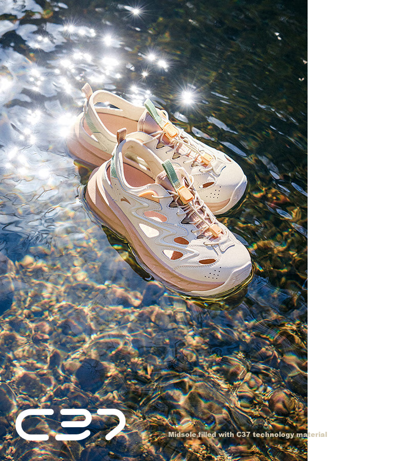 Anta Explore Outdoor Sandals | Summer Men's Water Trekking Shoes, Sports Sandals, Breathable Hiking Shoes, Non-Slip Mountaineering Casual Shoes 6