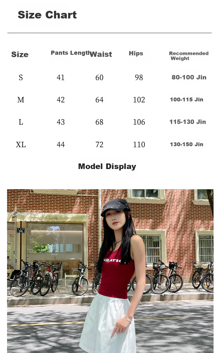 BOPRUIEY Women's Shorts for Outdoor Wear, Summer Lightweight 2026 Latest Style, High-Waisted A-Line Pure Cotton Slimming Wide-Leg Knee-Length Pants 9