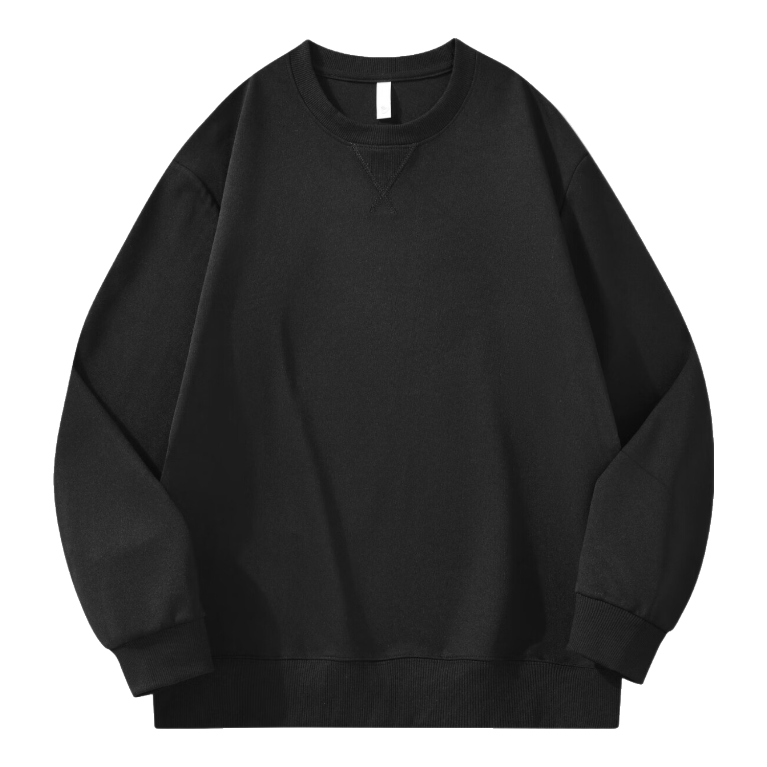 Warrior Sweatshirt for Men, Spring And Autumn Season, Embroidered Versatile Round Neck Long Sleeve T-Shirt, Comfortable Simple Base Layer Pullover for Men, 1187