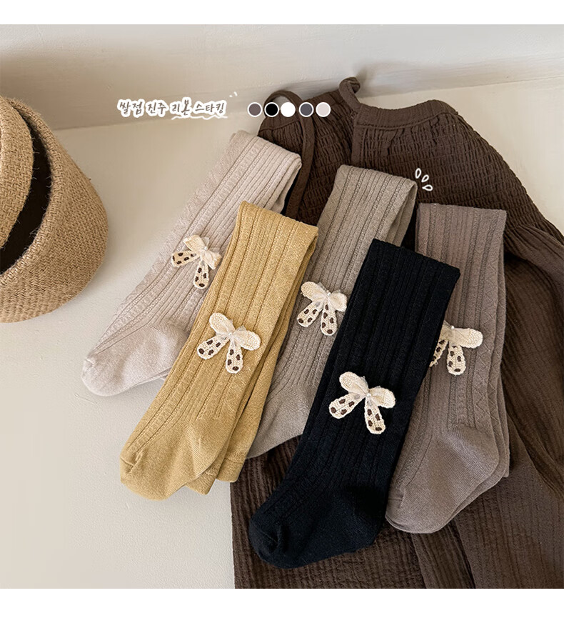 Baby Girls' Thin Spring and Autumn Leggings Children's Tights for Big Kids Versatile Dance Socks 1