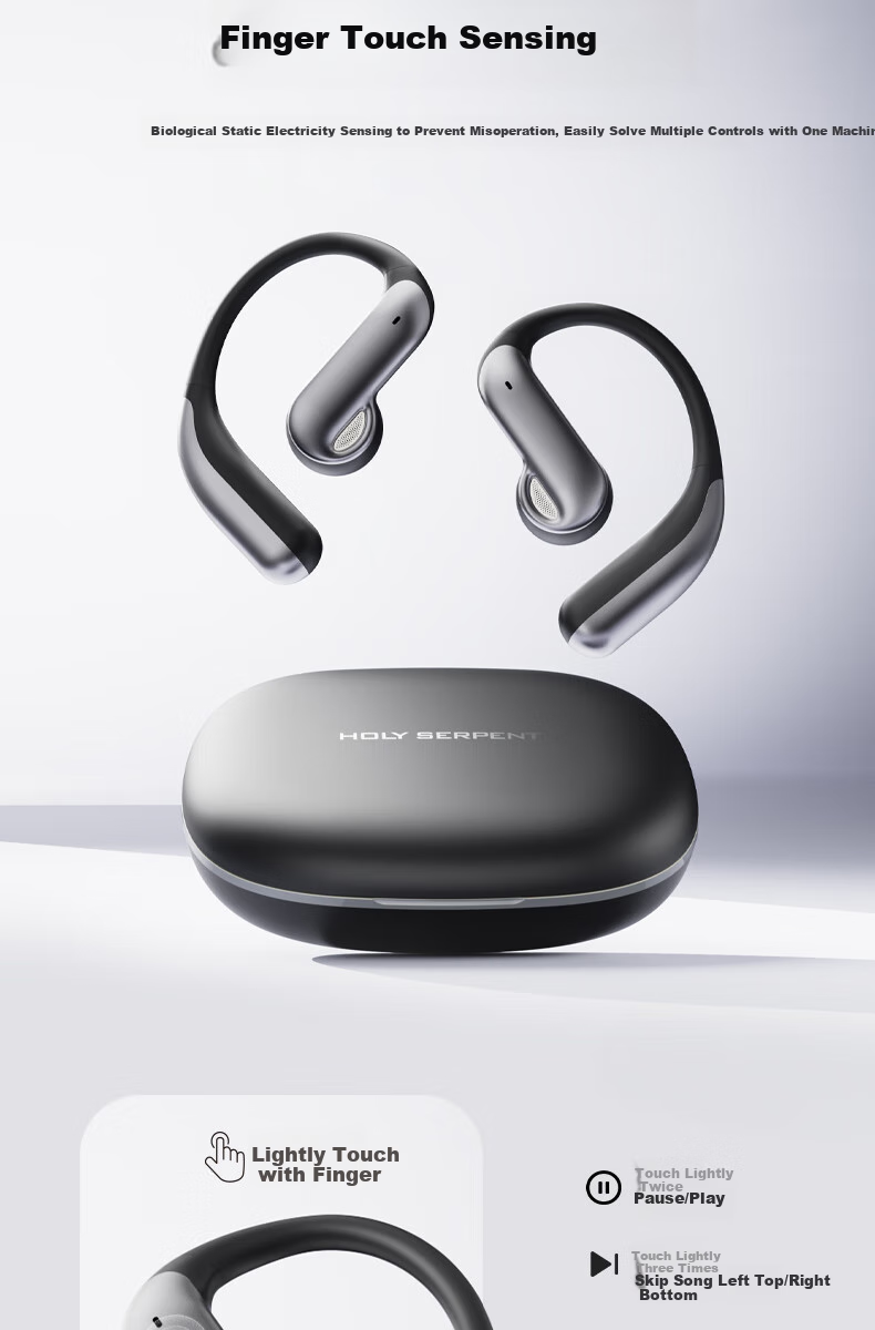 Holy Serpent Tianqin [15% Refreshing Subsidy], Bluetooth Earphones, Over-Ear Style, Latest 2026 Model, Wireless Sports Open-Style Running Headphones, Not In-Ear Bone Conduction Concept, Ranked Top Te 15