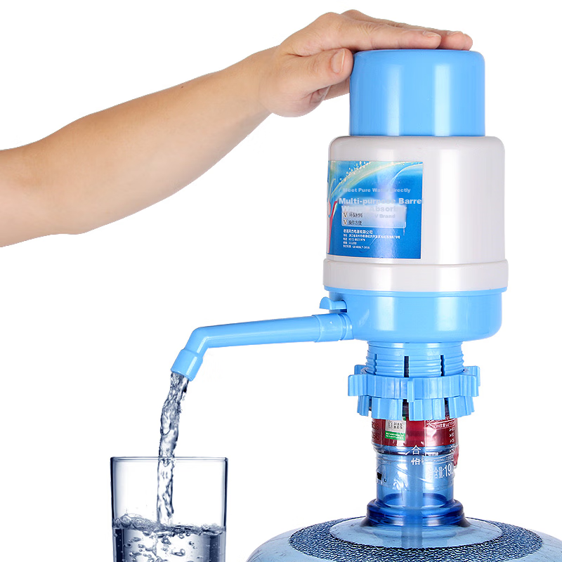 BJ Water Pump, Manual Water Pressurizer for Bottled Water, Water Dispenser Pump, Household Water Extractor, Water Suction Device