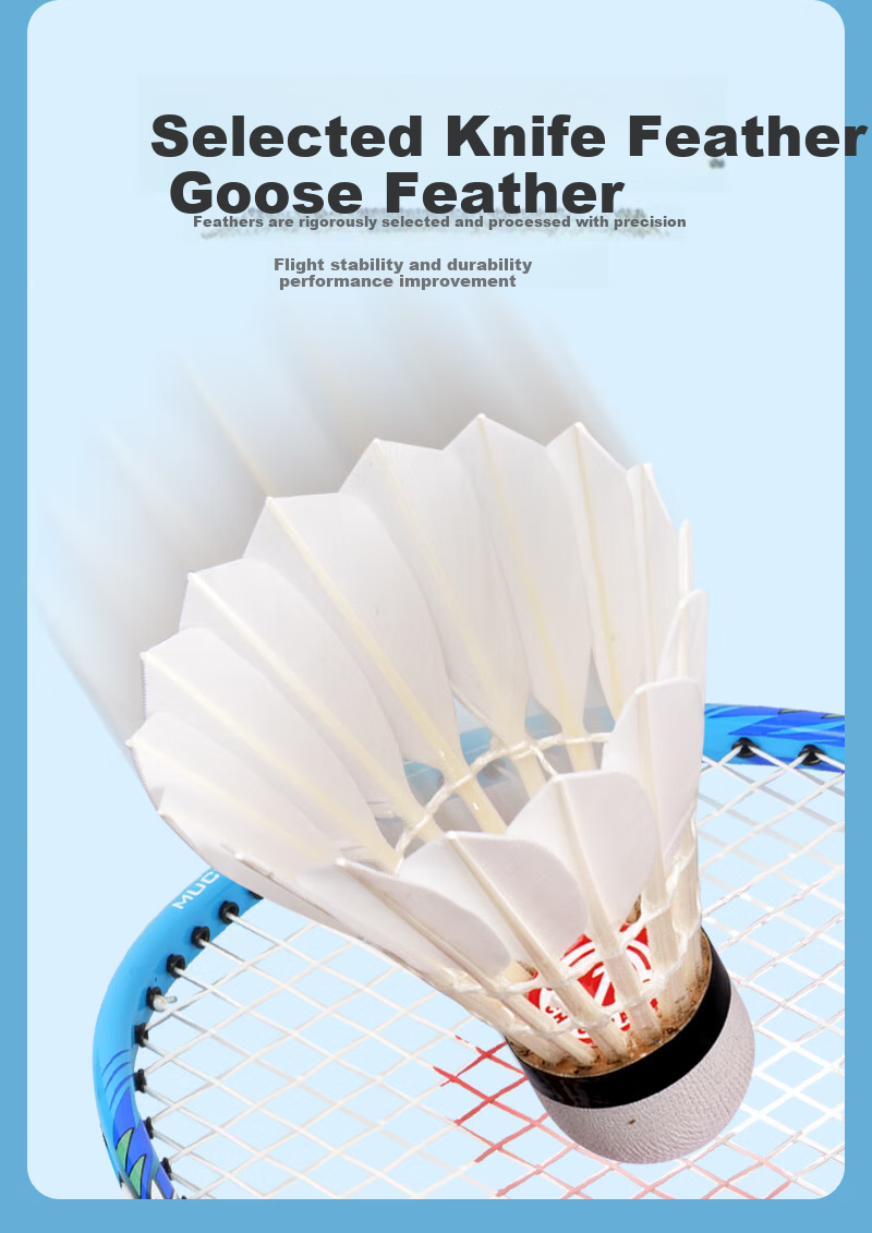 CHAO PAI Badminton Shuttlecocks, Professional Competition, Three-Piece Design, Cork, Durable And Stable, 12-Pack, Speed 76 4