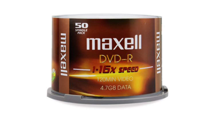 Maxell DVD-R Recordable Discs, Blank Optical Discs, 16x Speed, 4.7GB Capacity, Office Series, Purple And Black Striped, Bulk Pack of 50 Pieces 3
