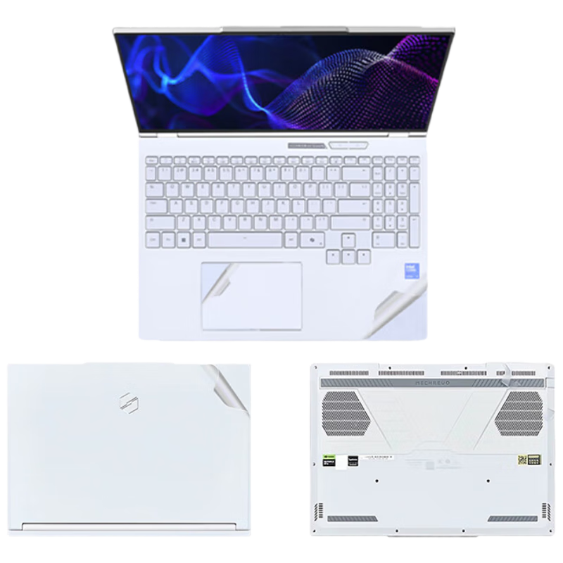 Jiasu Mechanical Revolution Aurora X Pro 2025 Model Shell Film, 16-Inch Gaming Laptop Matte Case Protective Sticker, Full Set of Body Film