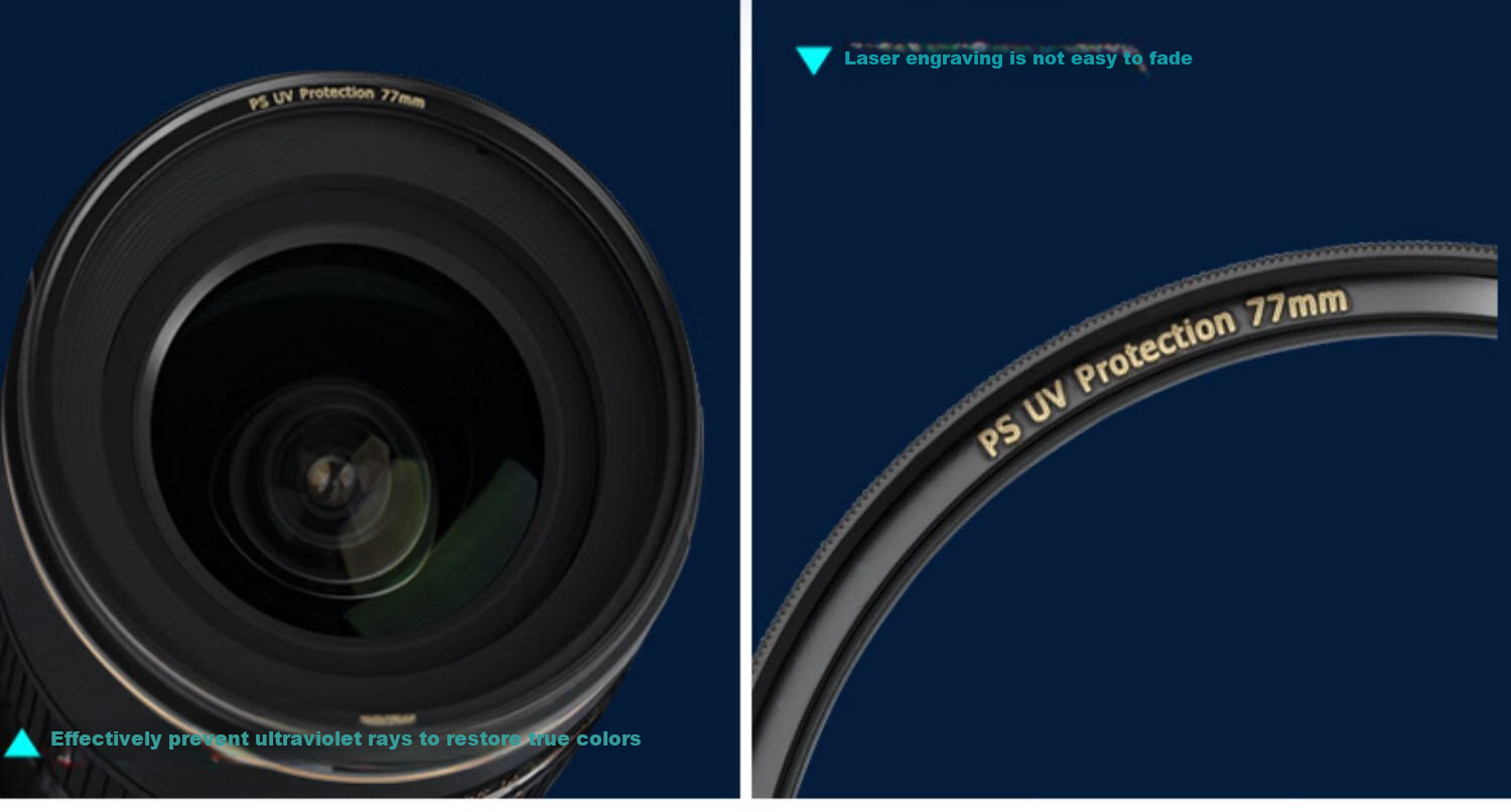 Haida UV Filter, 82mm Lens, Nano Double-Sided Multi-Layer Coating, Scratch-Resistant And Shockproof Protective Filter, Suitable for Canon, Nikon, Sony, Fuji And Other DSLR And Mirrorless Camera Lenses 7
