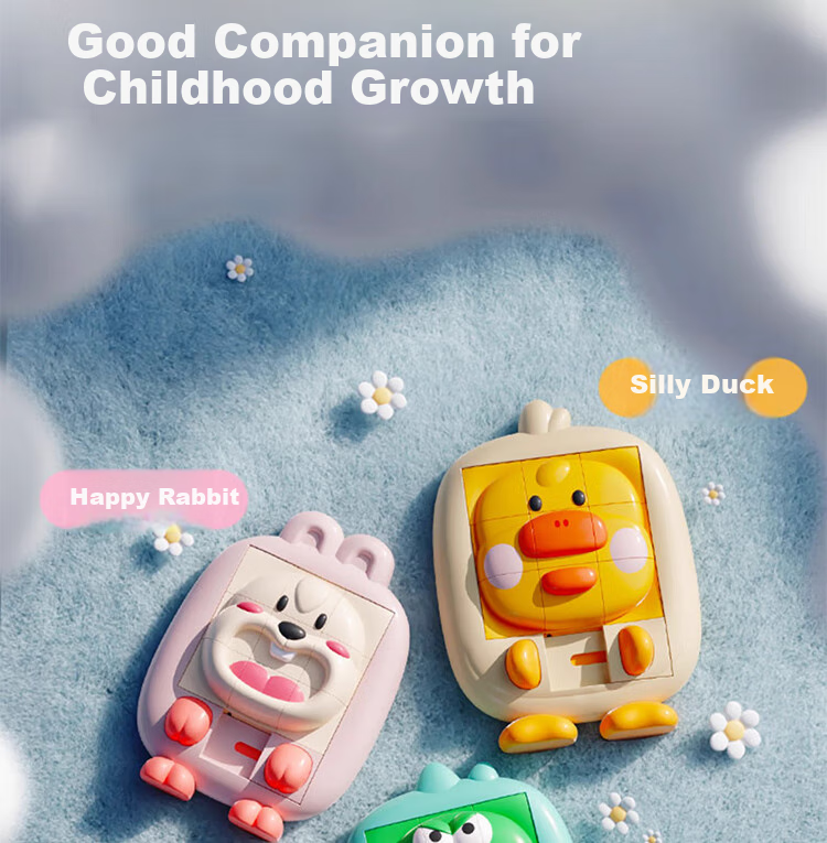 MKBIBI Huarongdao Puzzle, Educational Toy for Children, Cartoon 3D Logic Space Game for Elementary School Students, Birthday Gift 11