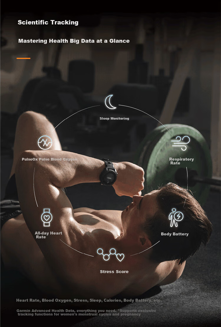 GARMIN Enduro3 Sapphire Mirror ECG Heart Rate Running Swimming Outdoor Sports Watch 13