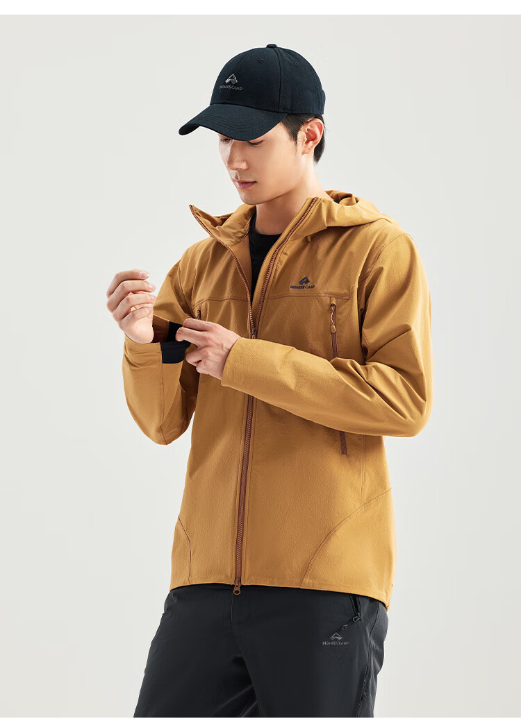 Pioneer Camp [Haishe 2.0 Soft Shell Jacket] Endorsed by Lu Han, Same Style As Kedoula Jacket for Men, Outdoor Commute Outerwear 8