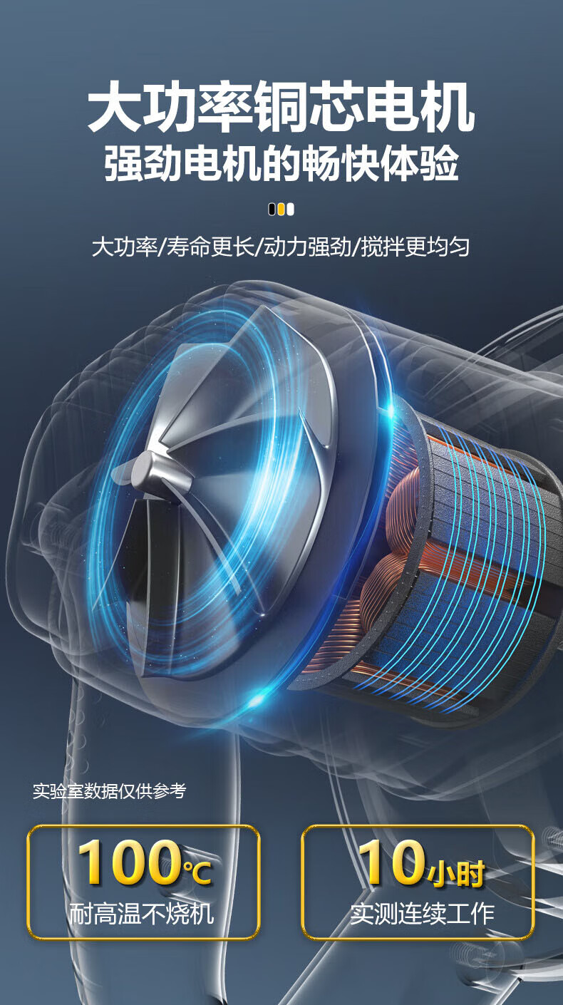Aired High-Power Electric Mixer for Putty Powder, Cement Mortar, Paint, and Dough Mixing 8