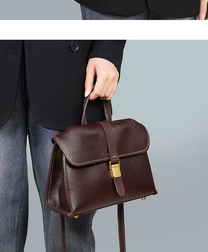 Aiqinghai Handbag, Women's Crossbody Bag, Shoulder Bag, Commuter Light Luxury Brand, Birthday And Mother's Day Gift, Practical Present for Mom 3