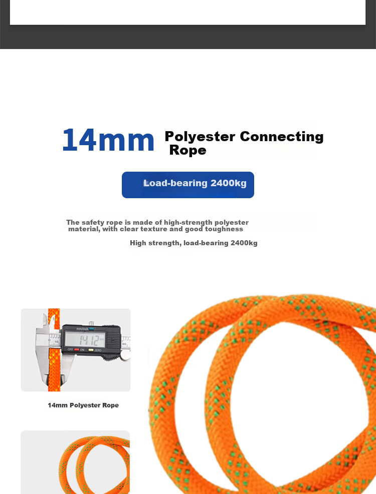 Guangjia Five-Point Safety Harness, Quick-Connect Type, for Outdoor High-Altitude Work, Fall Protection Safety Rope [Fast Delivery from Beijing Warehouse], Five-Point Single Small Hook 1.8 Meters 10