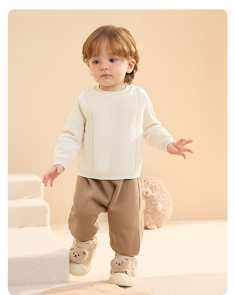 Balabala BalaOne Kids Sweater Boys Girls Wool Knitwear 2025 Winter Baby Pullover 208425103210 5