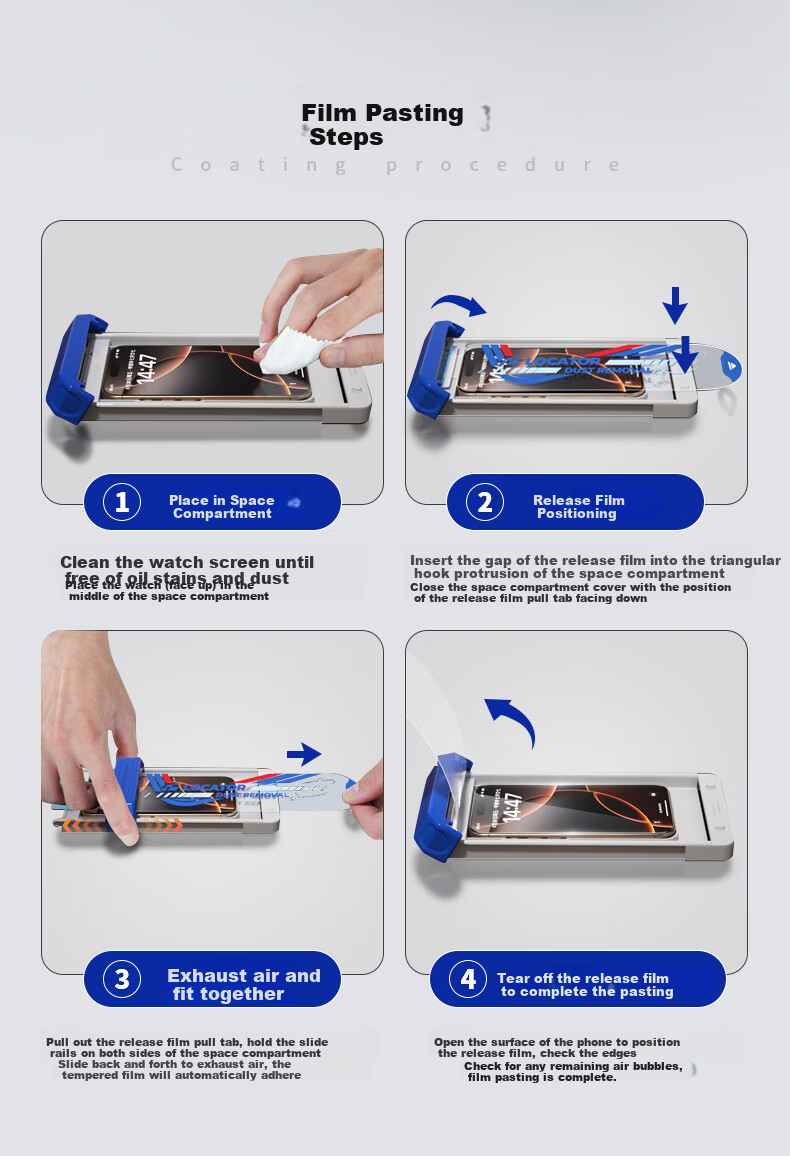 BLUEO Blue Gorilla Tempered Glass Screen Protector for Apple iPhone Air, AR Anti-Glare, High-Definition, Drop-Resistant, Anti-Fingerprint Mobile Phone Protective Film 12