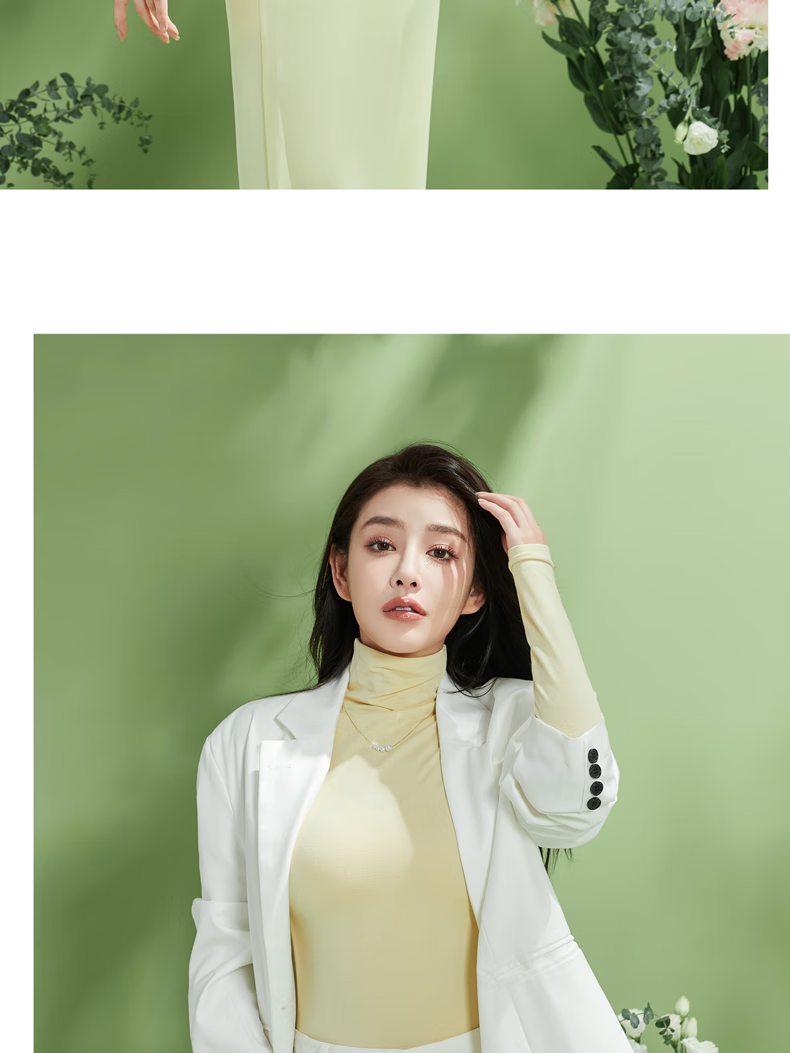 SNOWFLYING Turtleneck Wool Thermal Base Layer Women's Black Long Sleeve Autumn Winter Top 10