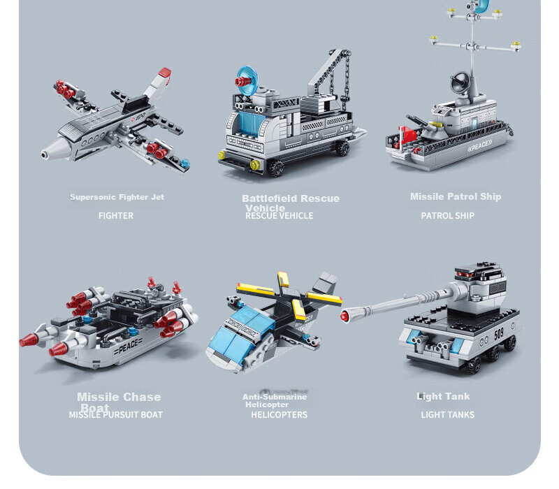 Beimuxing Building Blocks, Children's Toy Aircraft Carrier Model, 3D Assembly Toy for Boys, Birthday Gift for Ages 8-12 6