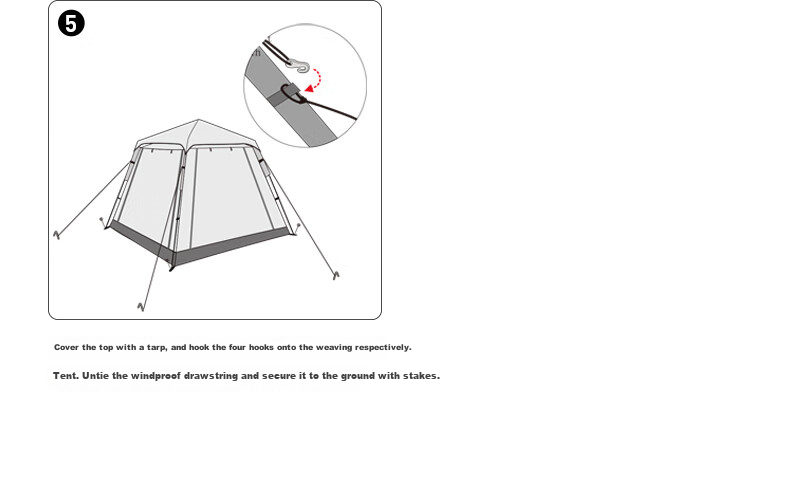 MOBIGARDEN LINE FRIENDS Collaboration Camping Automatic Tent Space Version 145 NX21561003 Brown Bear Off-White 12