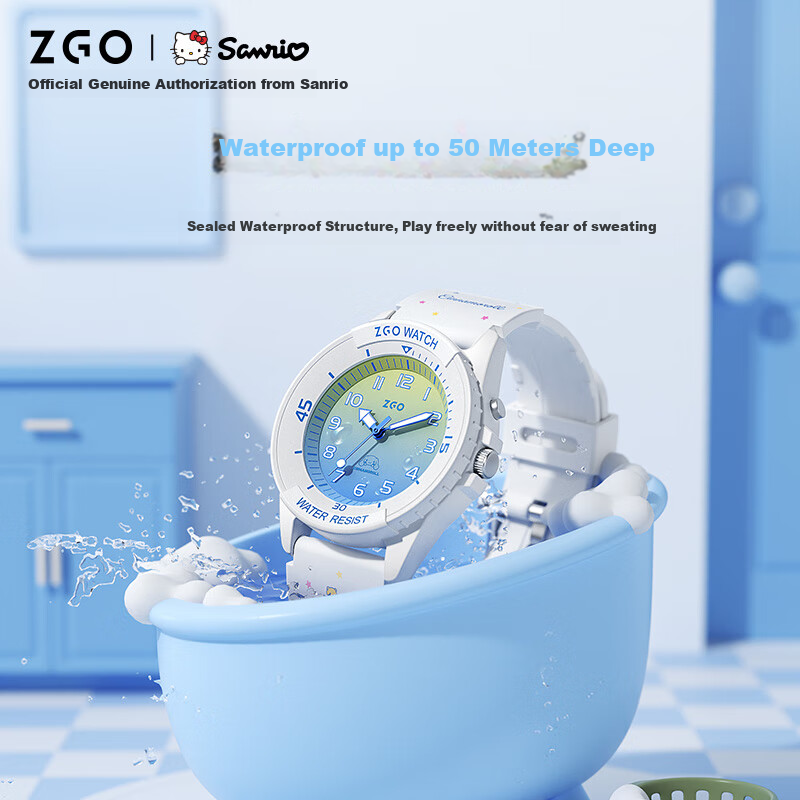 Детские часы ZGO Sanrio, водонепроницаемые, электронные, для девочек 6-12 лет, подарок