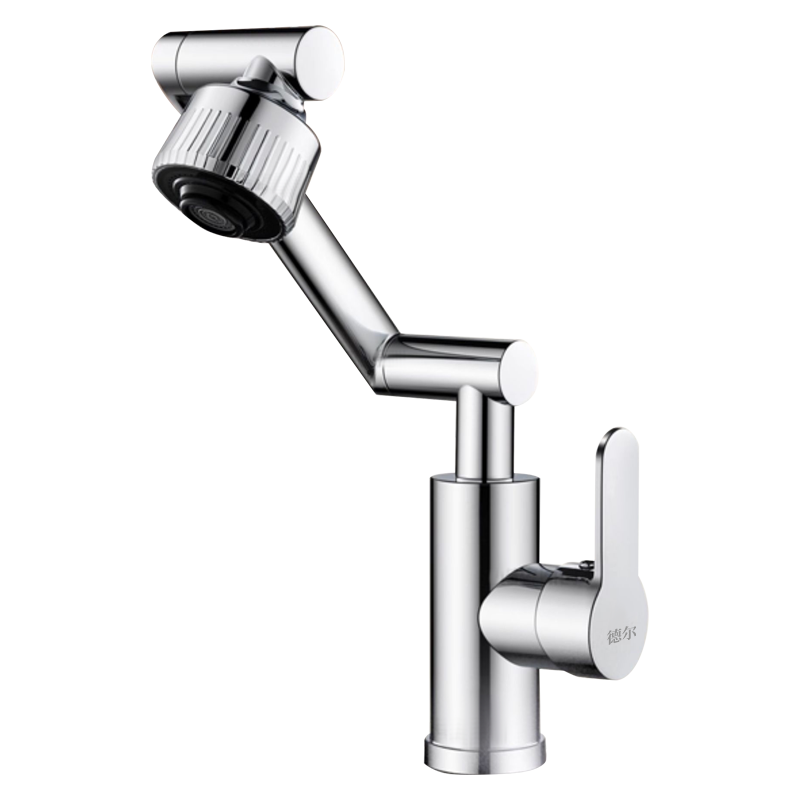 Del 28-Year Brand Basin Faucet Hot and Cold Water Two-in-One Bathroom Washbasin Splash-Proof Faucet