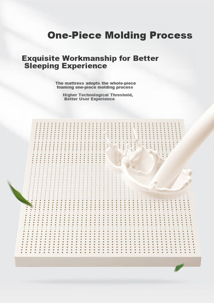 Jinxiangshu Latex Mattress, Imported from Thailand, Natural Latex, Home And Student Use, 1.5*2 Meters, Medium Firmness 8