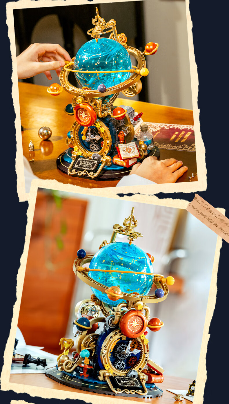 Femibox Compatible LEGO Children's Building Blocks Toy Birthday Gift Globe Planetarium 829 Pieces S5302 1