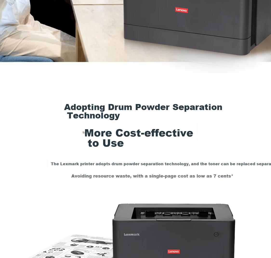 Lenovo Gaode Pinchuang DP518 Dot Matrix Printer, 230 Characters/second, Flat Push/24 Pins/Strong Penetration/Made-In Chinese Innovatio 5