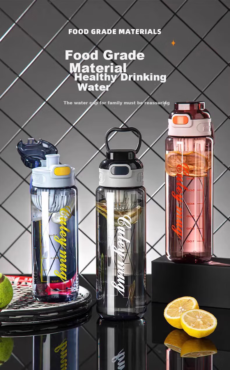 Chayan Sports Water Bottle, Large Capacity, for Men And Women, Outdoor Activities, Fitness, Summer Use, Portable Water Jug for Students, 850ml 1