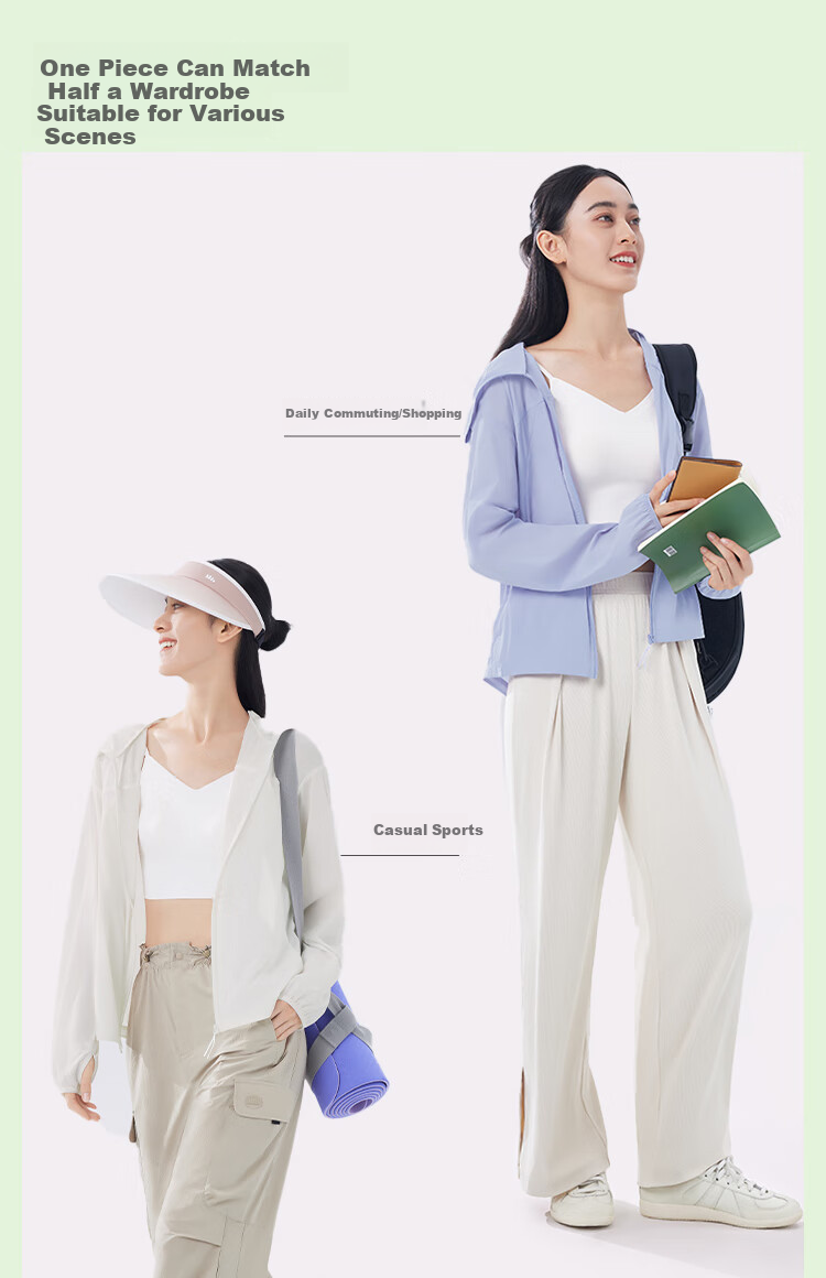 Beneunder Women's Lightweight Water-Repellent Portable Breathable UV Protection Sunscreen Jacket TS402 Cream White L 17