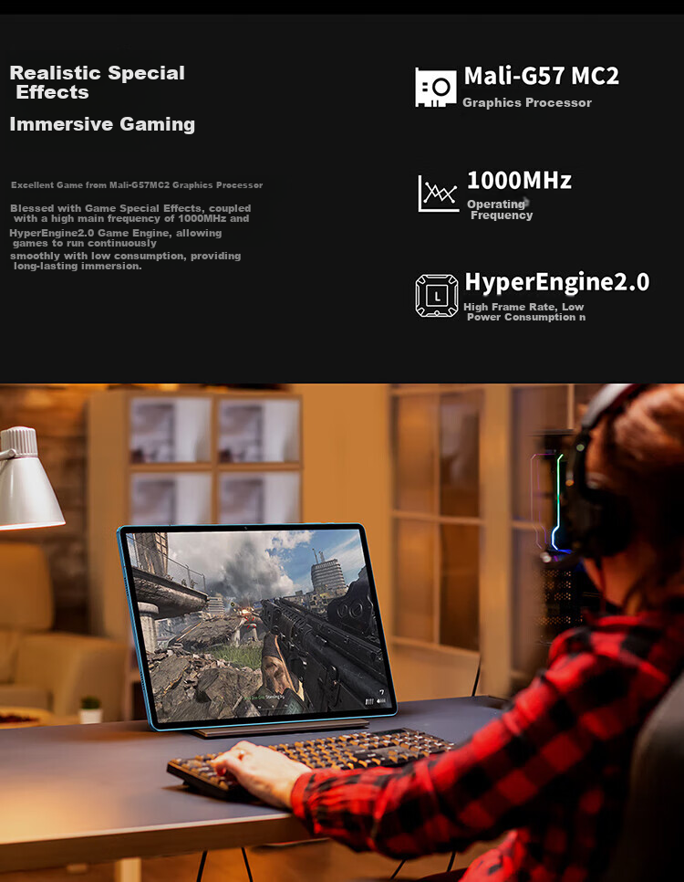 Teclast 2026 P30T Android Tablet 10.1-inch 120Hz High Refresh Rate HD Screen 3GB RAM 128GB Storage Student Online Learning Education Entertainment Gaming Pad 6