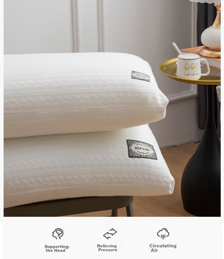 Hengyuanxiang Pillow, Non-Sagging Pillow Core, Low Cervical Spine Protection Pillow, Sleep Aid, Single Pack, for Home Use, Hotel Use, Dormitory And Students 10