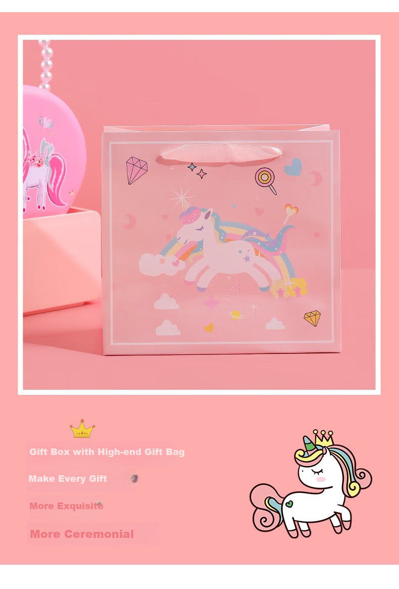Guanchao Princess Hair Accessories Gift Box, Children's Toy, Birthday Gift for Girls Aged 6-10, Educational Toy, Hair Clips And Jewelry Set 12