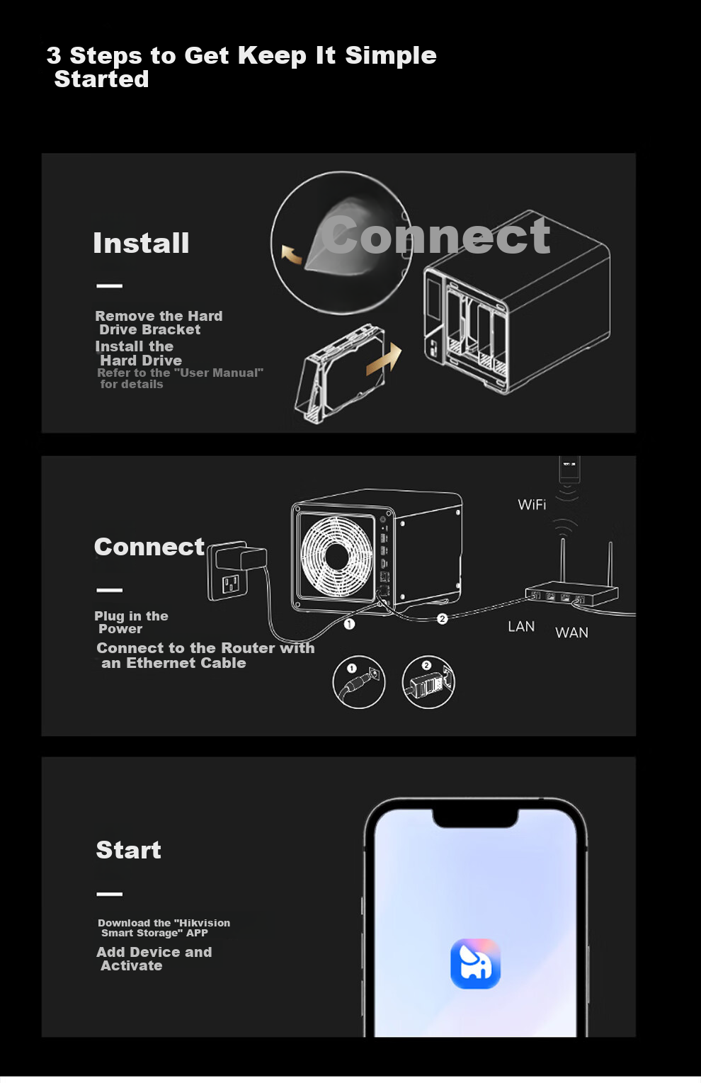 HIKSEMI Private Cloud R1, 16GB RAM, Six-Bay Network Storage Server, Home NAS Network Drive Album Backup File Sharing, Phone And Tablet Expansion Storage, Surveillance Video Recording 22