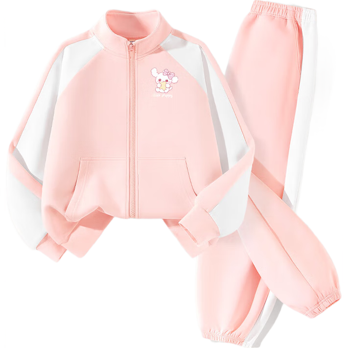 Jeanswest Kids Sports Set Spring and Autumn 2026 New Boys' Jacket Air Layer Girls' Academy Style Spring Two-Piece Set