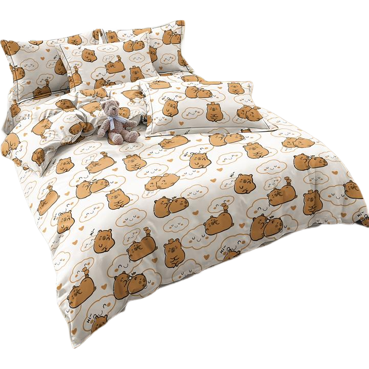 Jtrip Travel Disposable Bedding Set: Bed Sheet, Duvet Cover, Pillowcases - Soft, Thickened, Three-Piece Set, Hotel Bedding, Hygienic Protectio