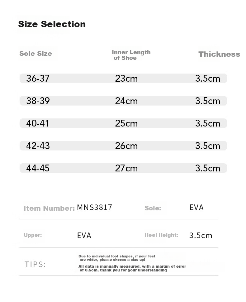 MINISO EVA Summer Unisex Hole Shoes Beach Sandals Non-Slip Soft Couple White+Light Blue Butterfly Pattern 13